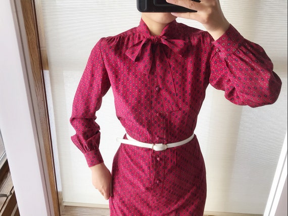 vintage silk dress sun dress silk shirt dress shir