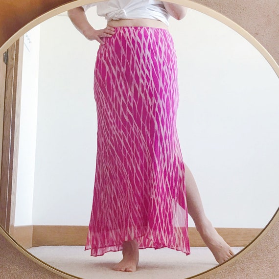 vintage skirt silk skirt pencil skirt mermaid ski… - image 2