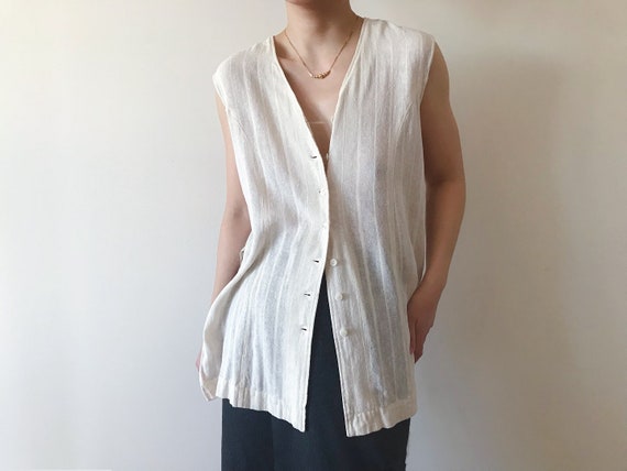 vintage silk blouse silk shirt silk top tank top … - image 3