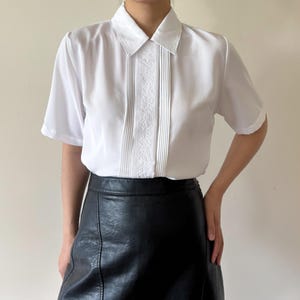 Vintage White Sheer Shirt - Etsy