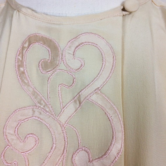 vintage silk blouse minimalist silk top silk shir… - image 7