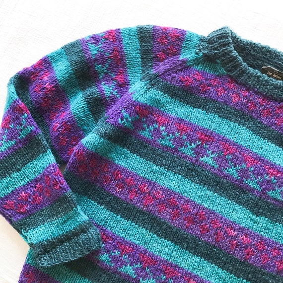 vintage lopi sweater vintage wool sweater handmad… - image 6