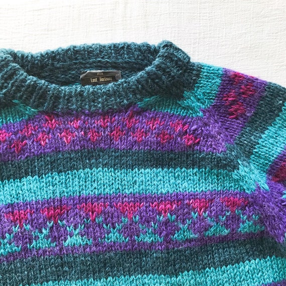 vintage lopi sweater vintage wool sweater handmad… - image 5
