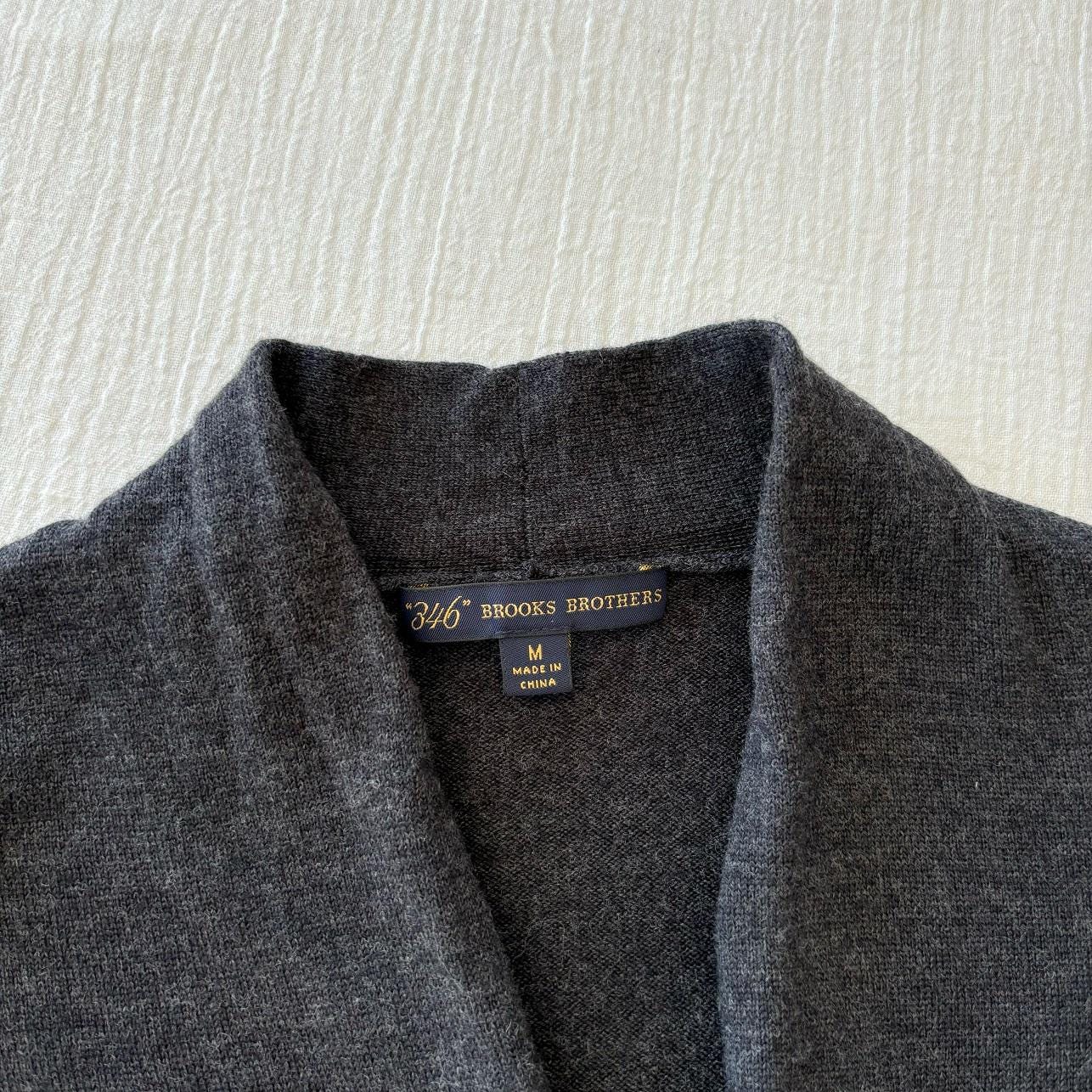 トップス 90s- brooks brothers wool sweater Vintage Wool Sweater Brooks Brothers Pullover Sweater Gray