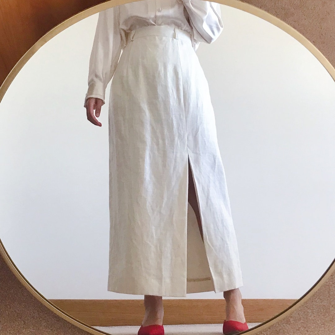 Minimalist Linen Skirt