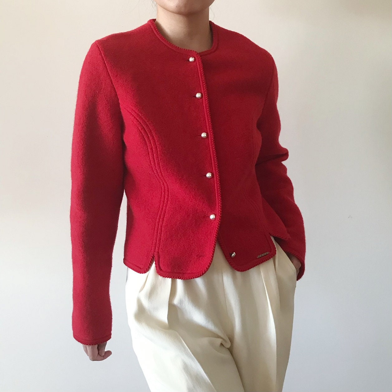 Geiger Wool Jacket - Etsy Geiger Wool Jacket - Etsy