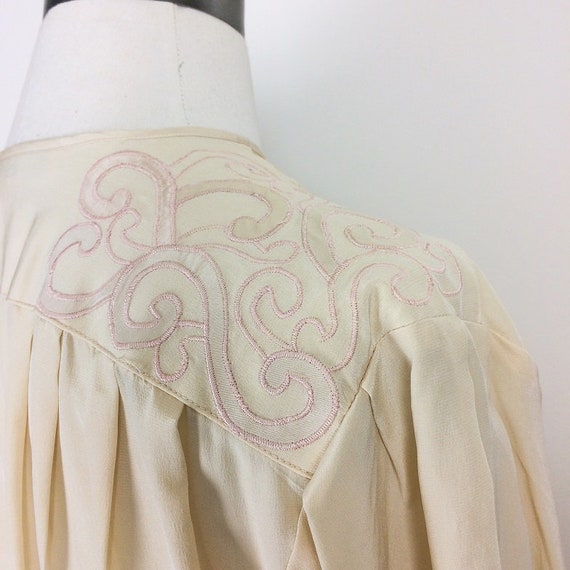 vintage silk blouse minimalist silk top silk shir… - image 9