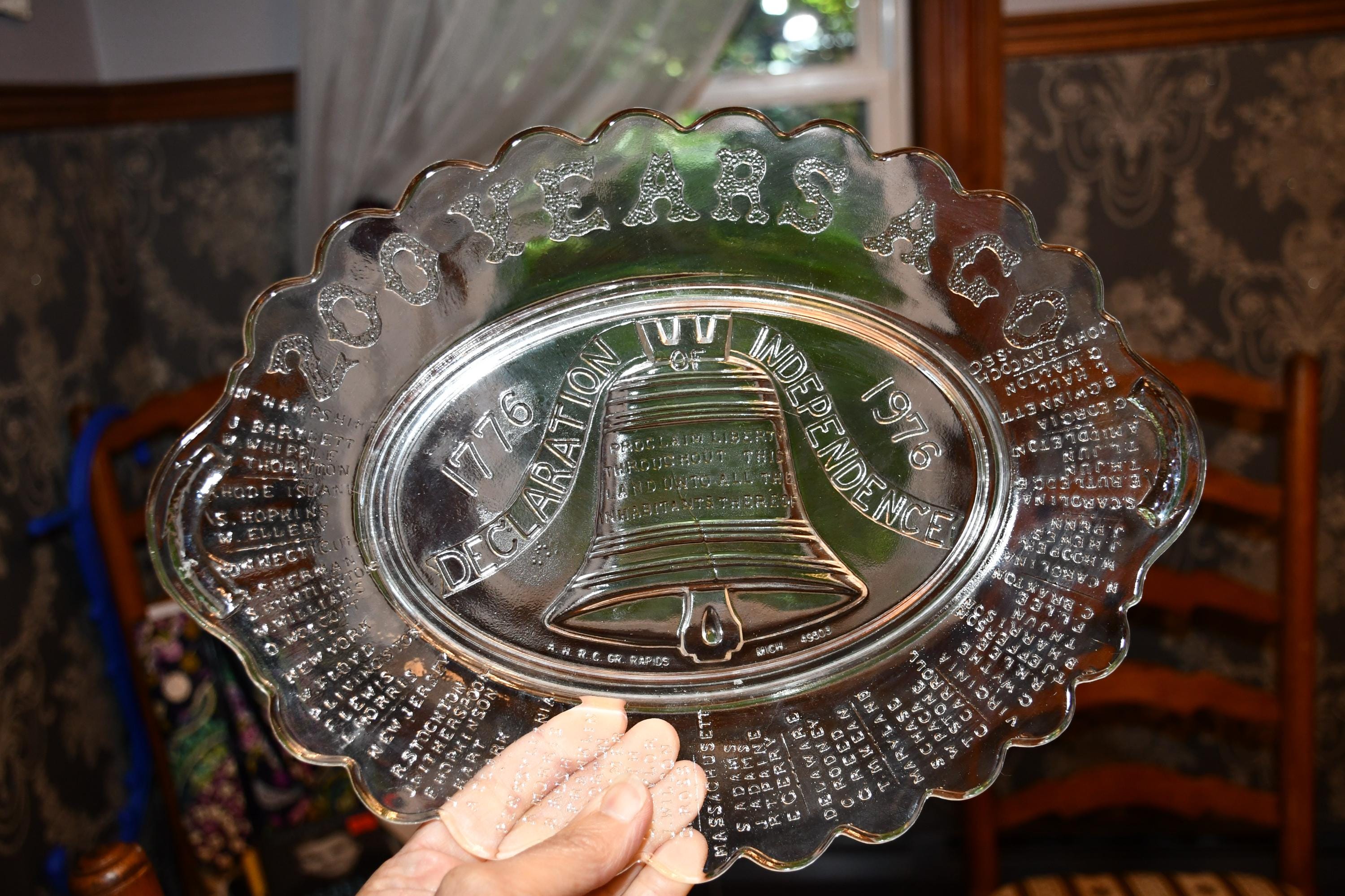 Declaration of Independence Platter - Etsy