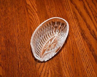 Repose-cuillère vintage Princess House Crystal Highlights