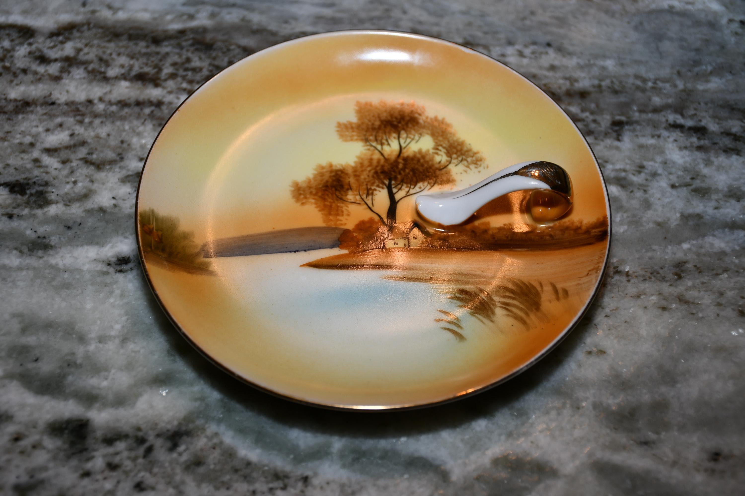 Noritake Lake Scene - Etsy