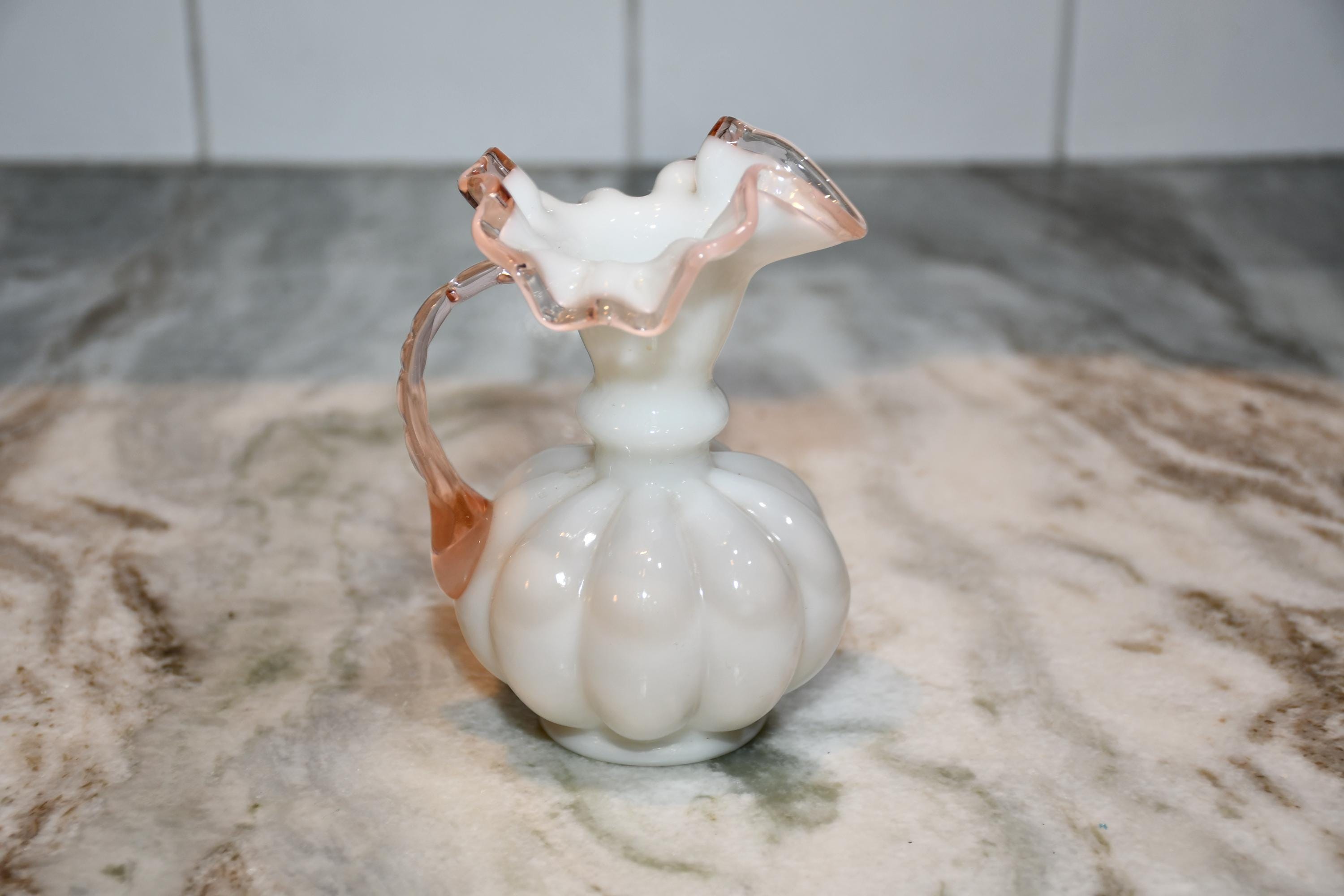 Fenton Glass Pitchers - Etsy