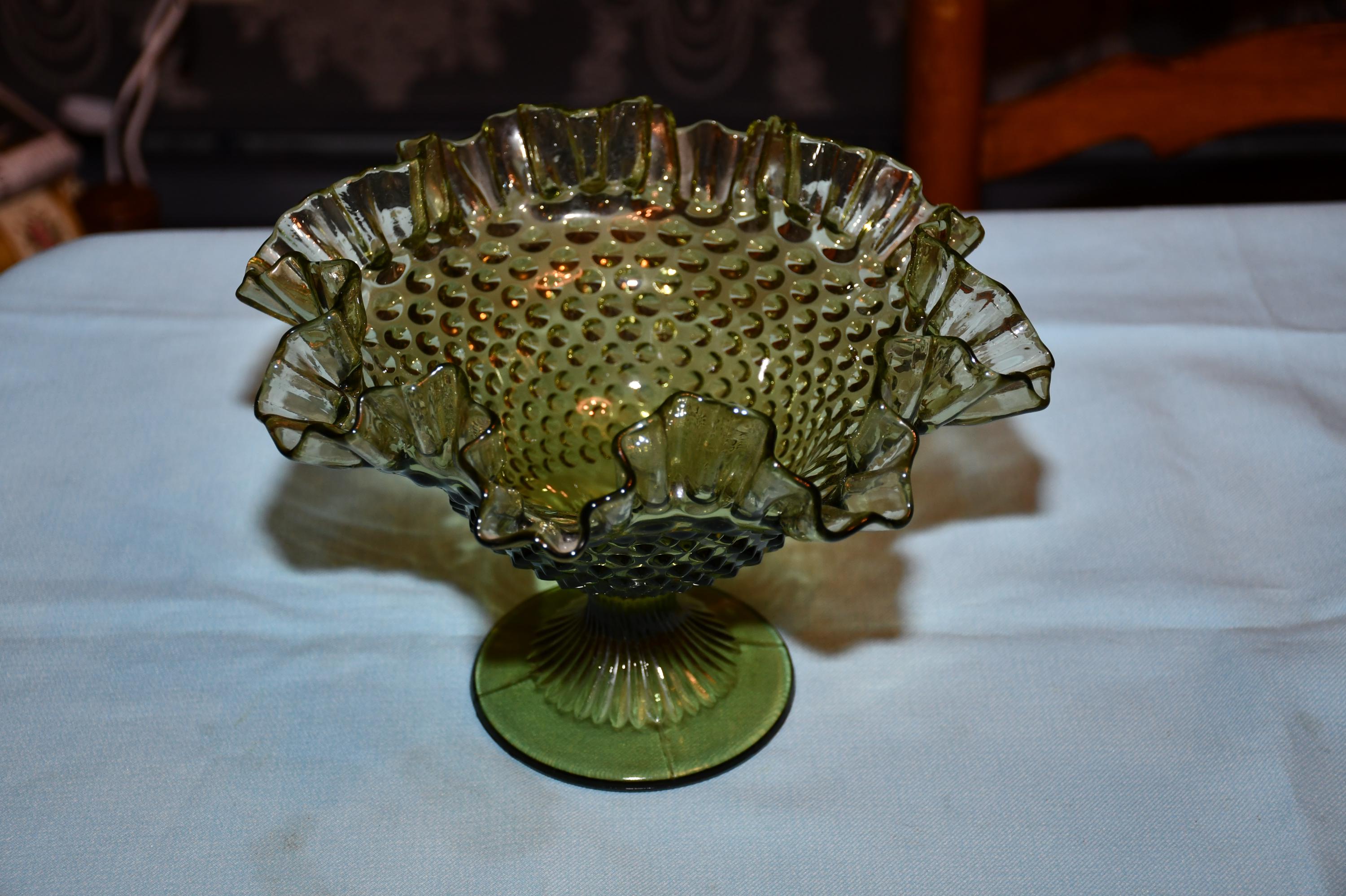 ヴィンテージ フェントン コロニアル グリーン ホブネイル ツイスト