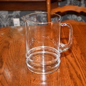 Princess House Crystal Heritage Round Water/Ice Tea Pitcher