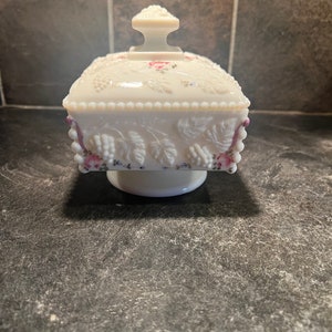 Westmoreland Milk Glass Candy Dish - Etsy