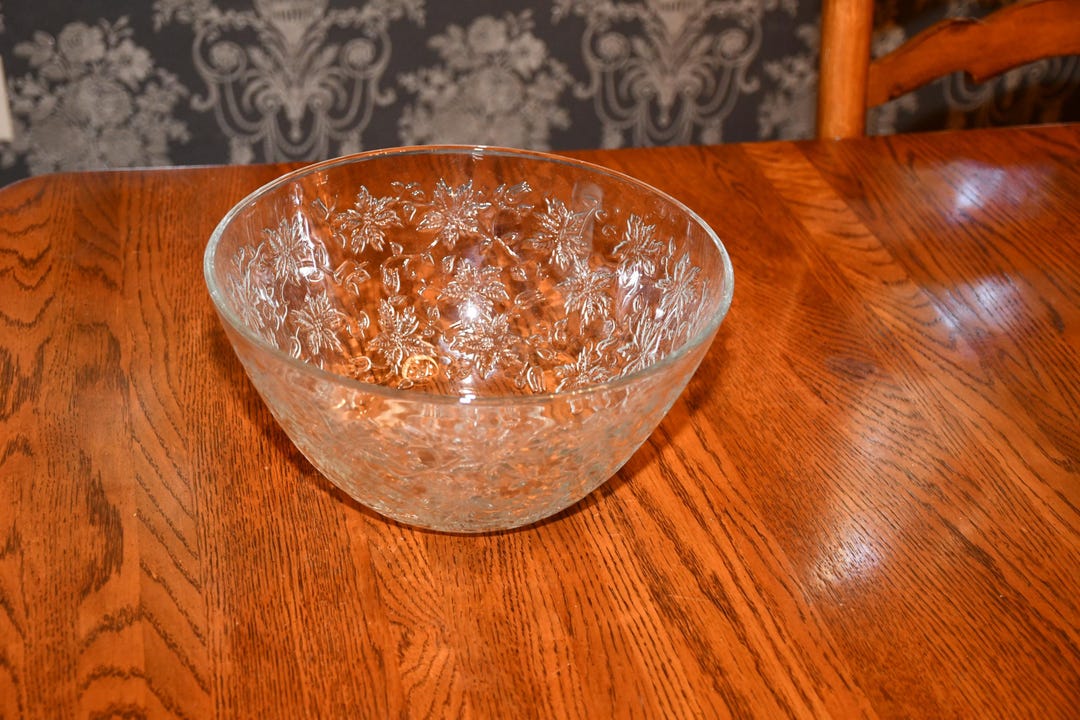 Vintage Princess House Crystal Fantasia Large Serving 10.5" Serving