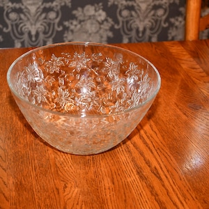 Vintage Princess House Crystal Fantasia Große Servier 10,5 &quot;Servierschüssel