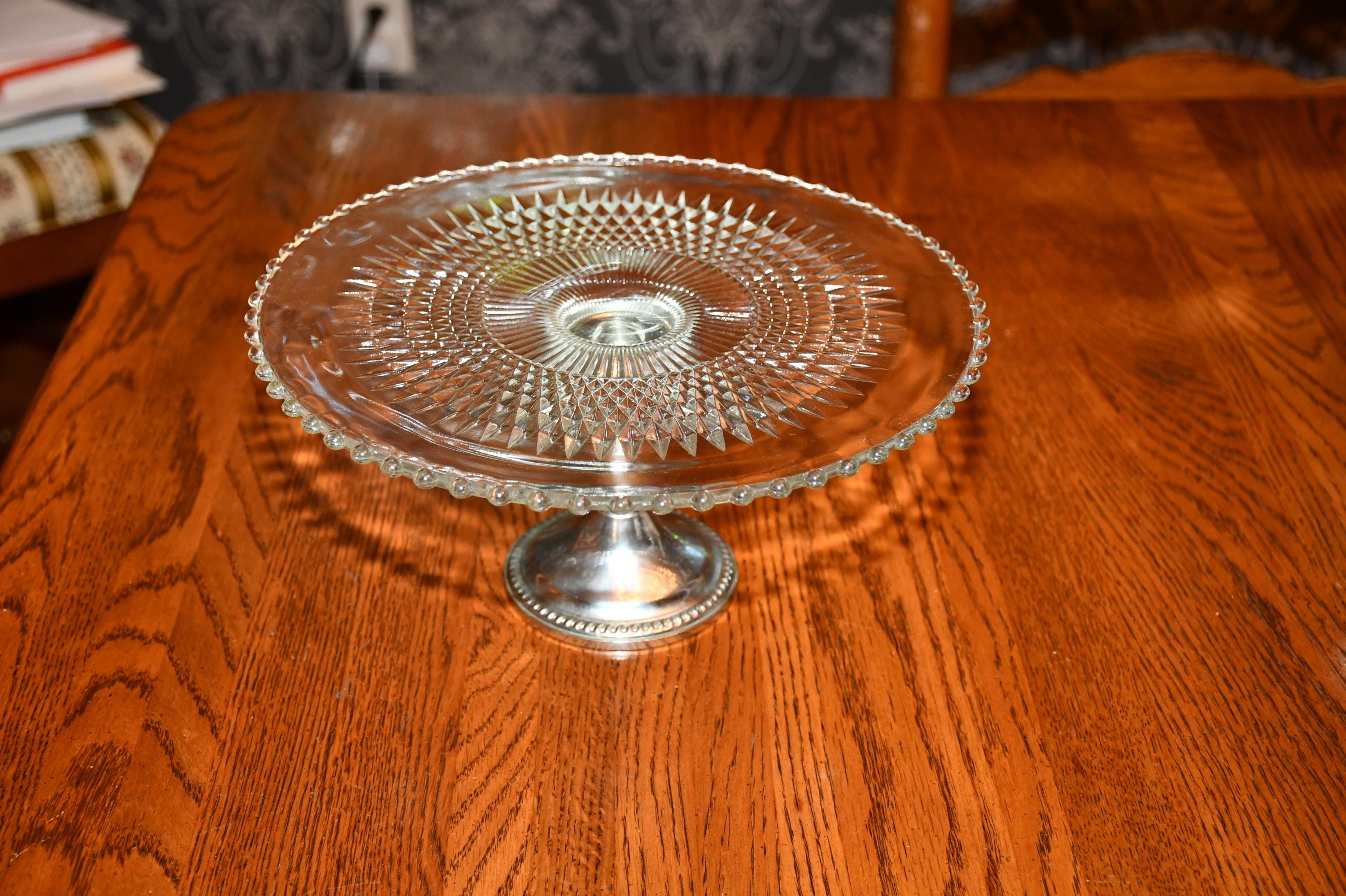 Candlewick cake stand - Etsy 日本