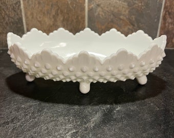 フェントン クランベリー オパールセント コイン ドット ボウル