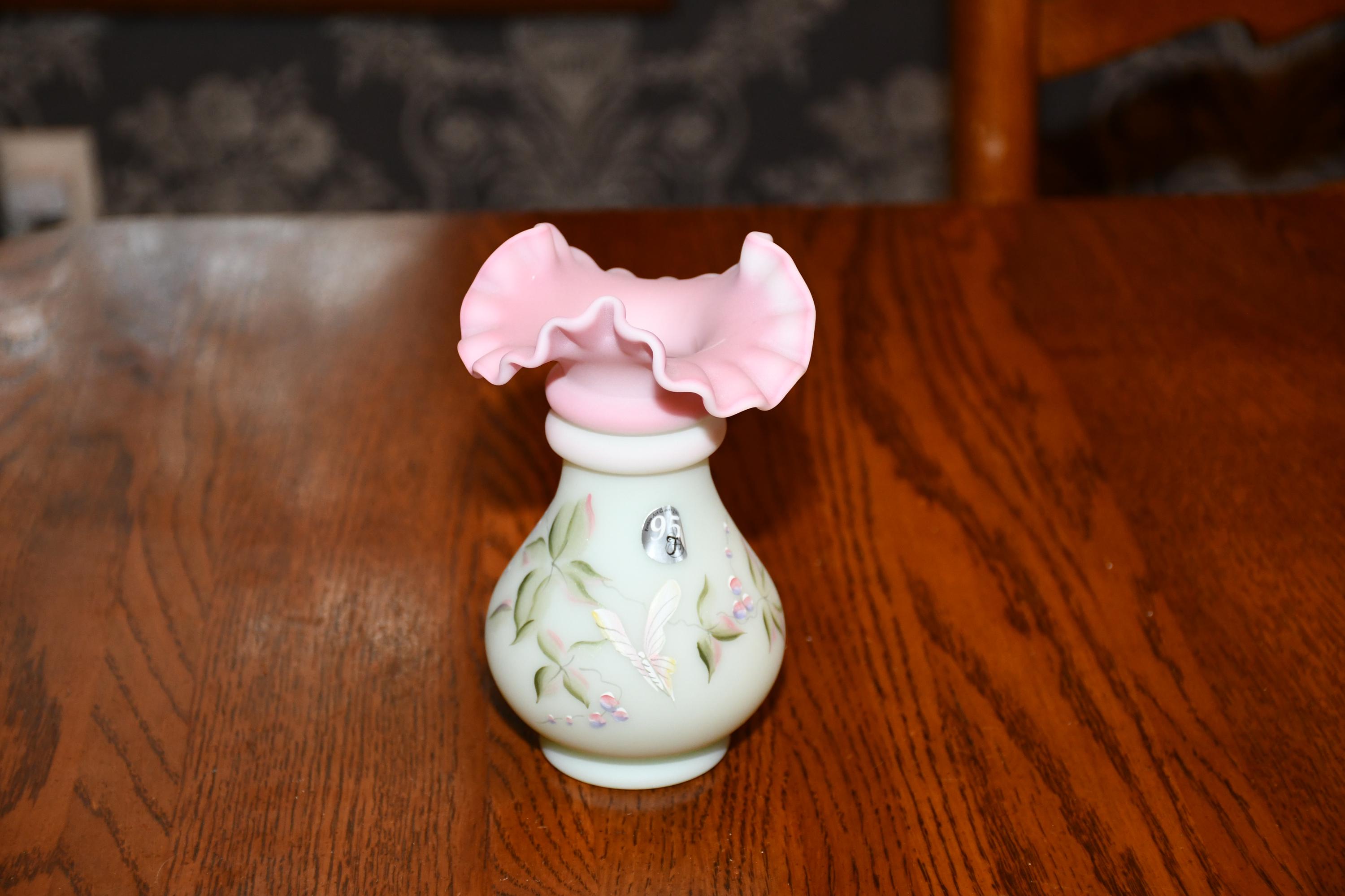 Fenton 95th Anniversary Vase - Etsy