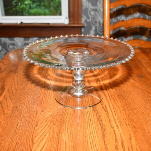 Imperial glass candlewick cake stand - Etsy 日本