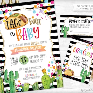 TACO 'bout a Baby Shower Fiesta Invitation