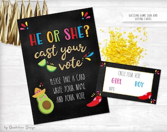 TACO 'bout a Baby Gender Reveal Voting Game