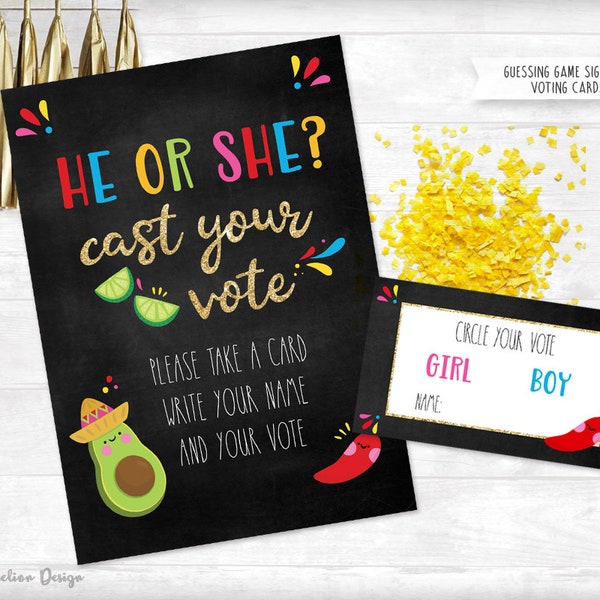 TACO 'bout a Baby Gender Reveal Voting Game