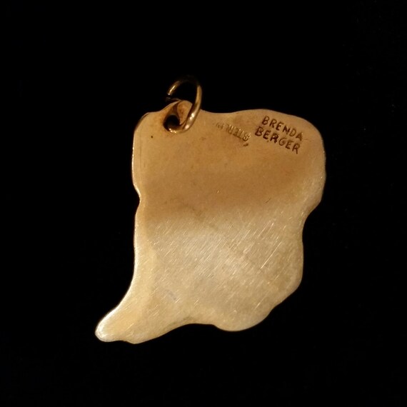 Brenda Berger signed designer modernist pendant - image 3