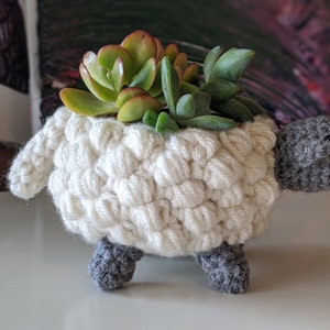 PATTERN ONLY Small Sheep Planter image 5