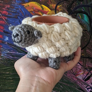 PATTERN ONLY Small Sheep Planter image 2