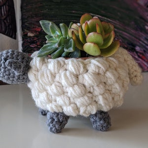 PATTERN ONLY Small Sheep Planter image 4