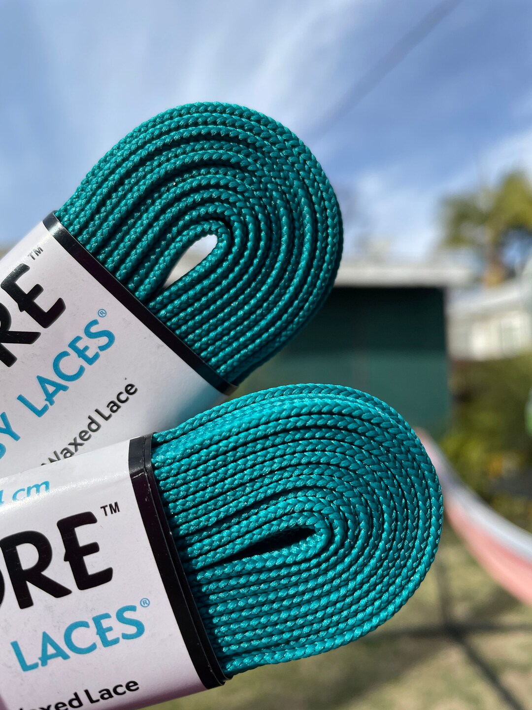 Teal 96 Inch Roller Skate CORE Laces Narrow 6mm Pair - Etsy