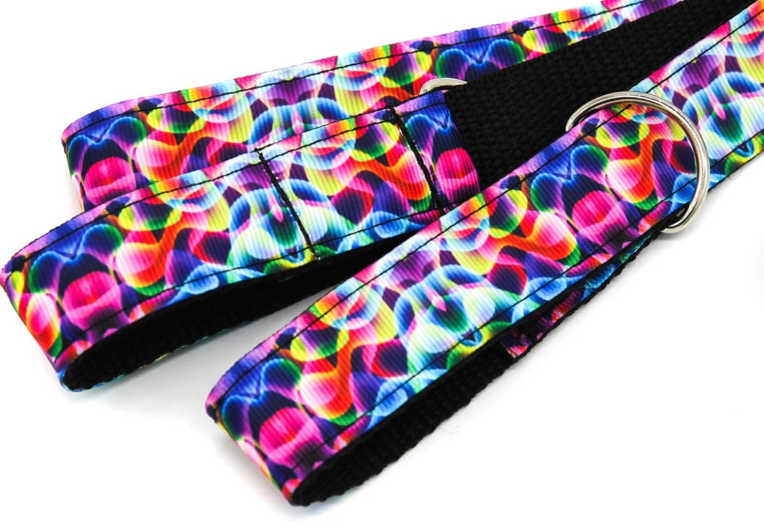 Trippy Lava Lamp Goo Black Roller Skate Leash With D Rings Etsy