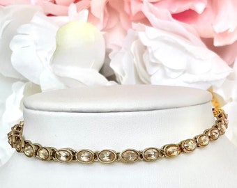 Simple and Elegant Polki Necklace and Earrings Jewelry Set | Indian Choker | Indian Earrings | Indian Jewelry Set | Gold Punjabi Jewelry