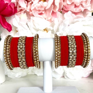 Red online bangles online