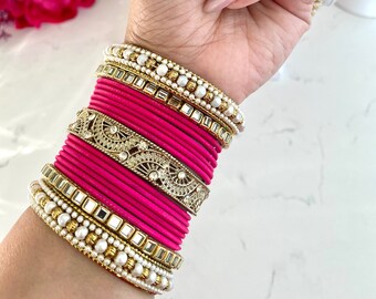Pink 2024 color bangles