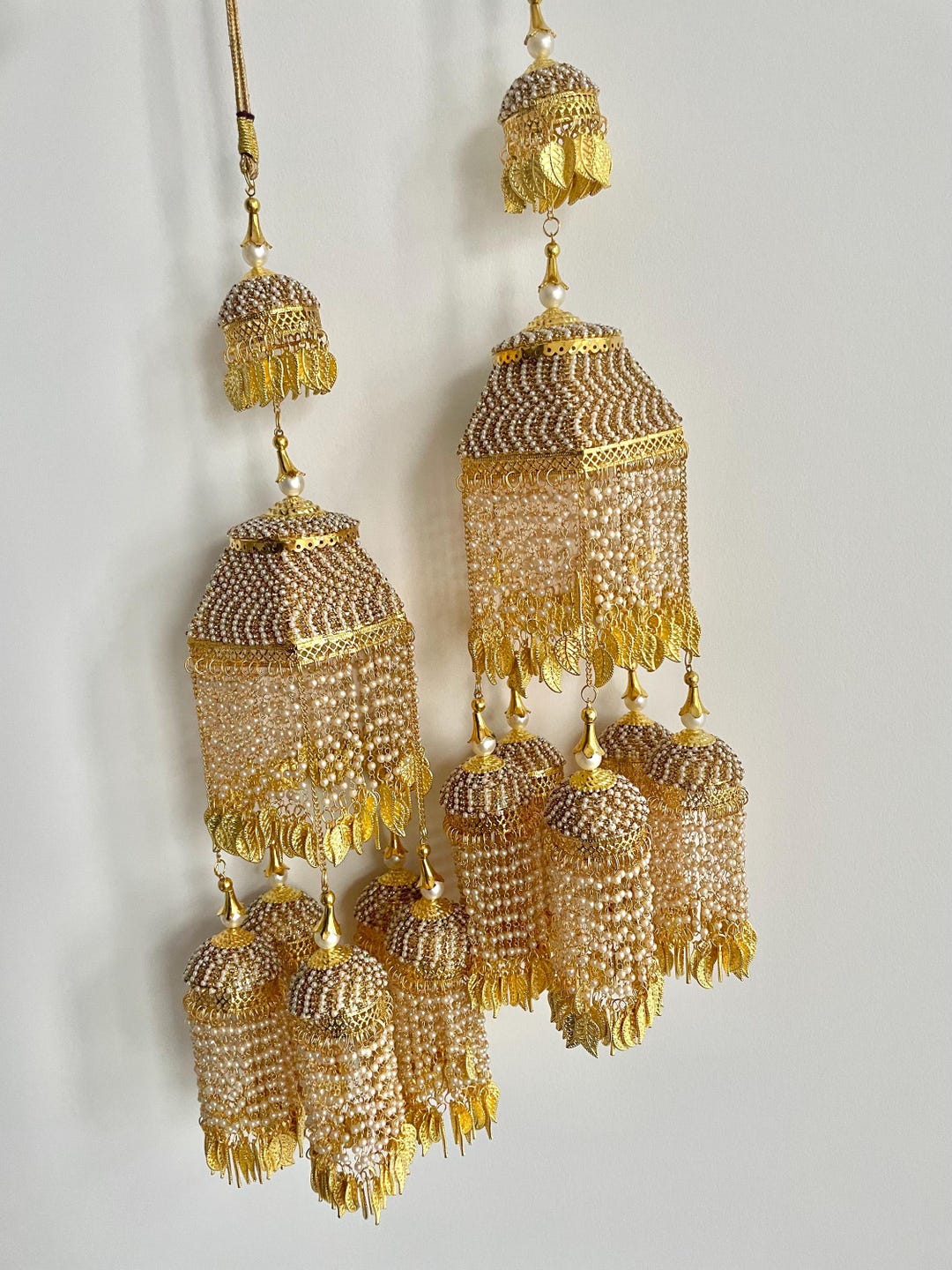 Traditional Gold Bridal Kaleeray | Punjabi Indian Wedding Accessory ...