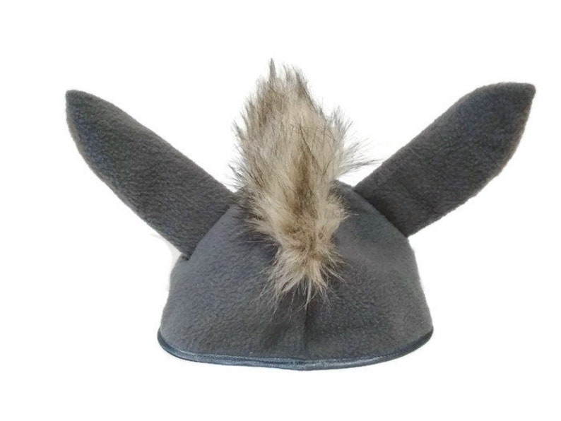 Donkey Hat Costume Grey Winnie the Pooh Eeyore Small One\u00a0Shrek Benjamin Christmas Birthday Party Gift Halloween Children Adult Toddler Size