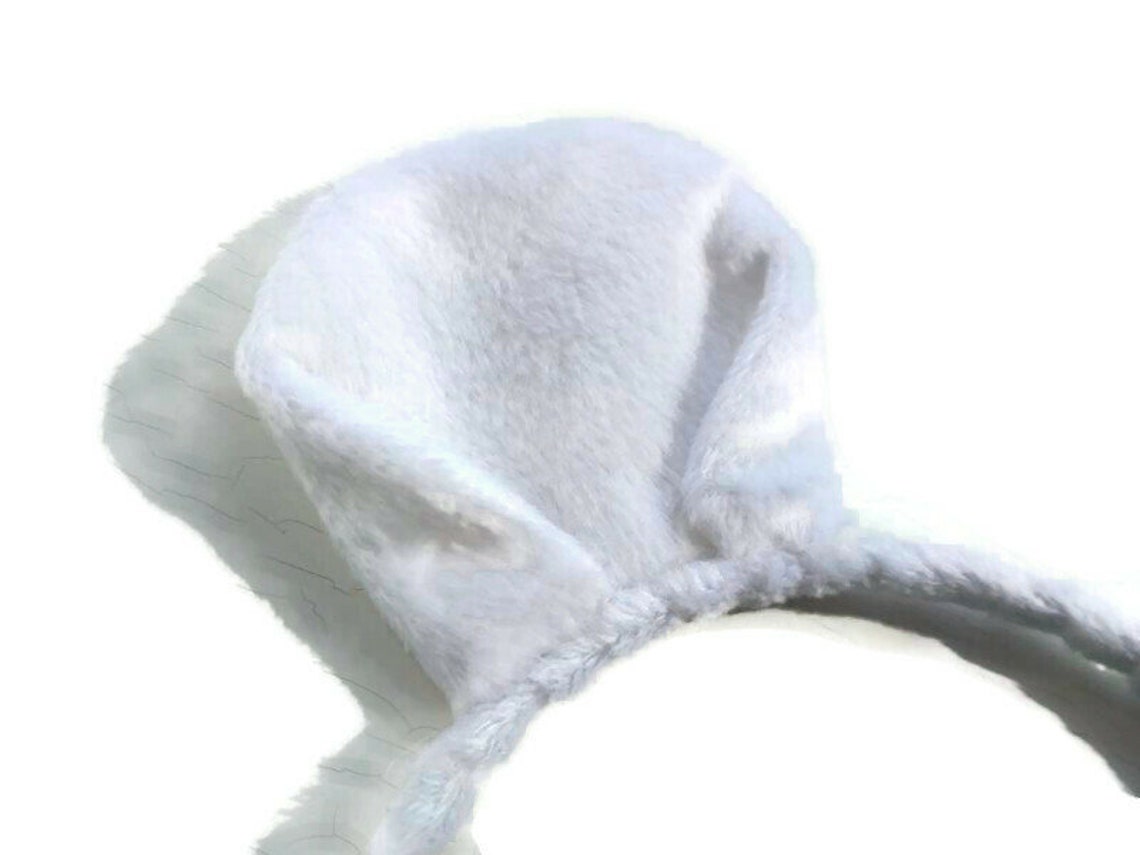 White Bear Ears Headband Polar Bear Plush Hair Band Baby | Etsy
