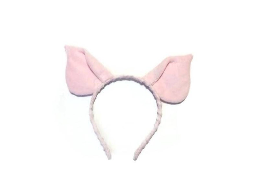 Pig Ears Light Pink Plush Piggy Costume Girls Headband Boys - Etsy