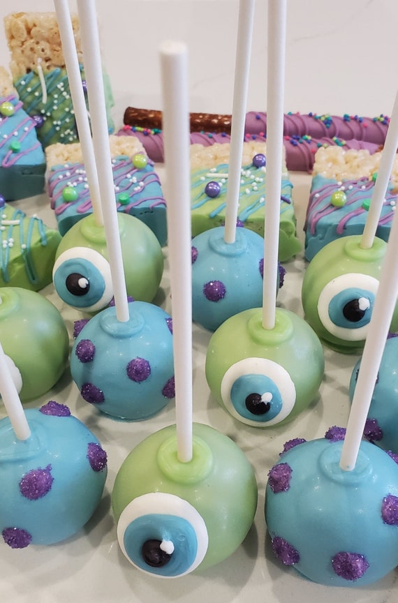 Monsters Inc Cake Pops (please Read Full Description) - Etsy
