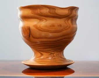 Hand Turned Wooden Bowl