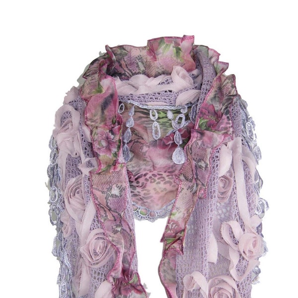 shawl lilac