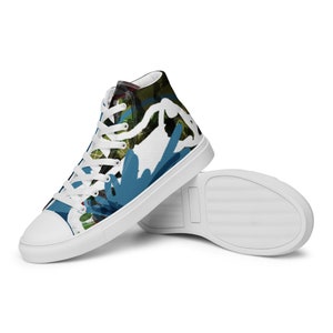 Layers of Imagination Women’s high top canvas shoes | Sneakers