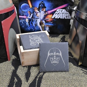 Star Wars Slate Coasters, Star Wars Inspired, Star Wars Characters