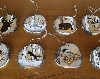 Christmas Woodland Ornaments