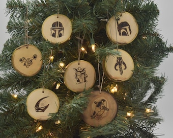 Star Wars Mandalorian Christmas Ornaments