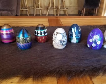 Hand Painted Wooden Easter Eggs