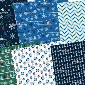 60 Christmas digital paper, christmas scrapbook paper, Holiday Digital Papers,  Christmas Reindeer, seamless pattern