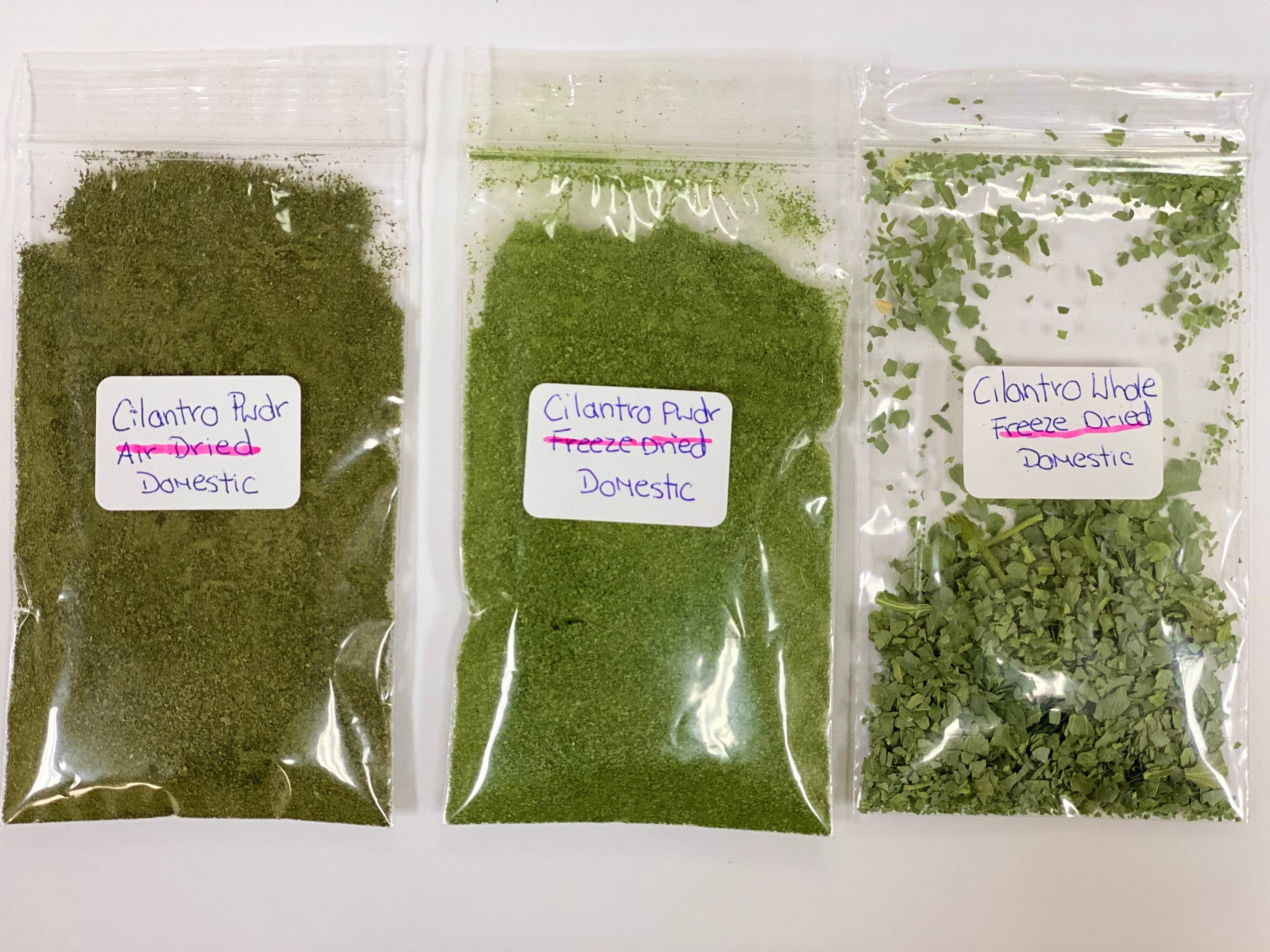 Cilantro Flakes, FreezeDried